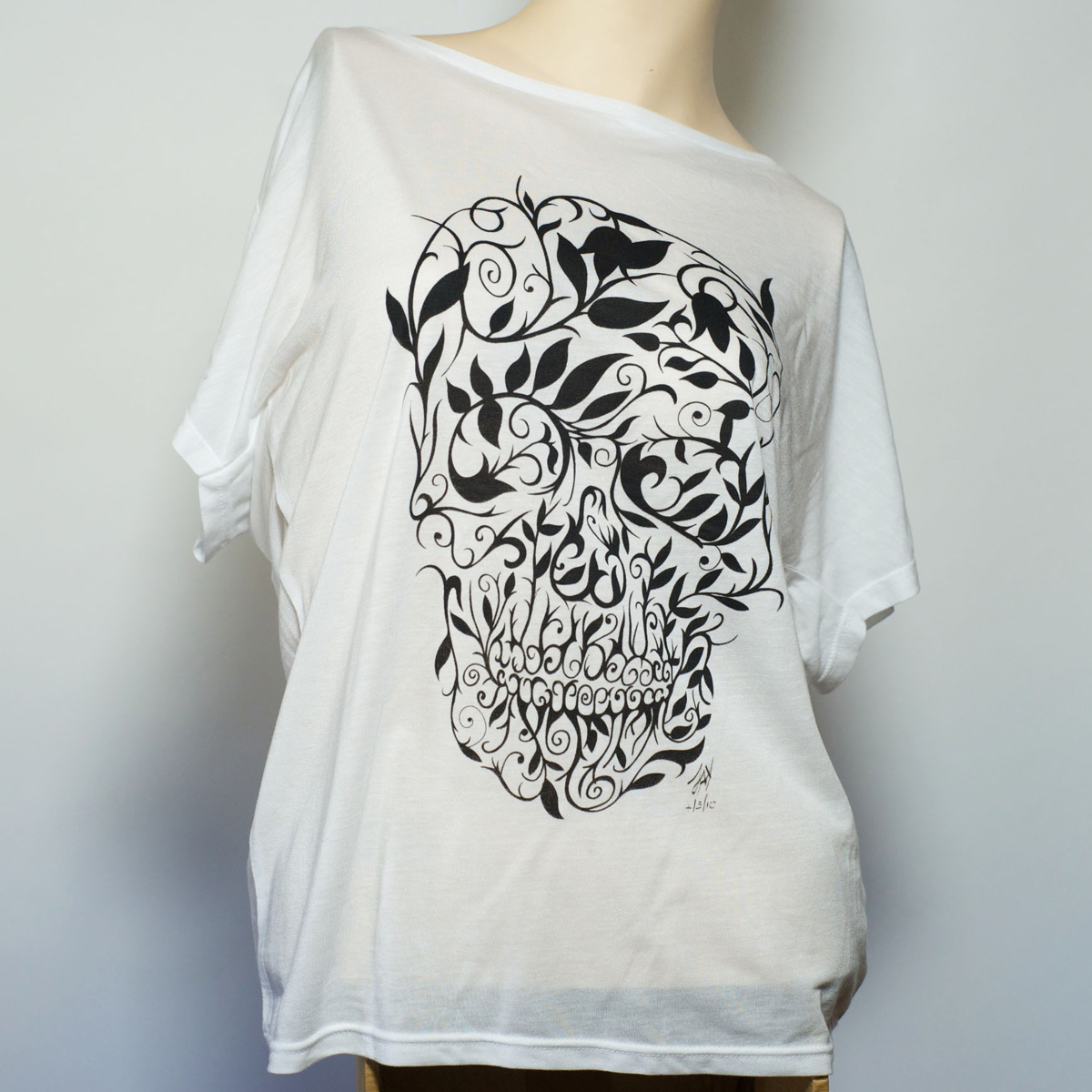 Skull - Ladies Batwing T-shirt | JAAM